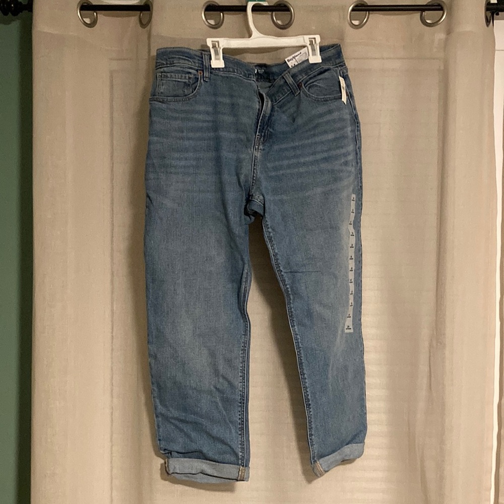 Boyfriend jeans. Size 14. Old navy. Medium wash.